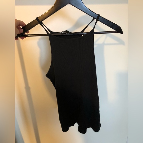 SWS black ribbed tank size large. - Picture 1 of 2